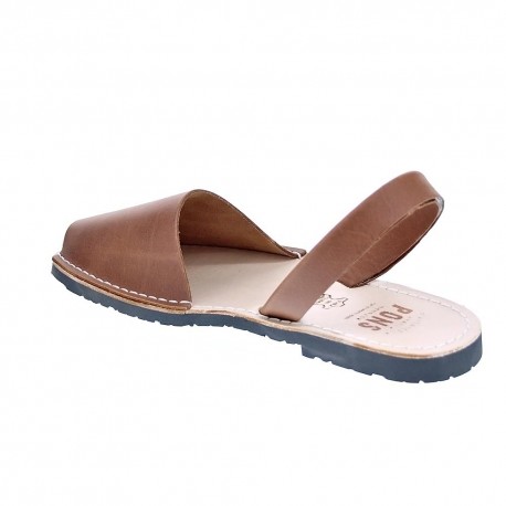 Abarcas menorquinas Avarca Pons zapatos Hombre modelo 550 Marrón 