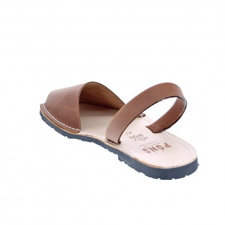 Abarcas menorquinas Avarca Pons zapatos Hombre modelo 550 Marrón 