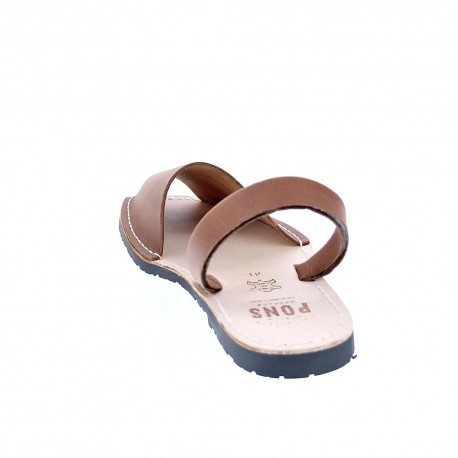 Abarcas menorquinas Avarca Pons zapatos Hombre modelo 550 Marrón 