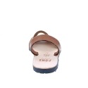 Abarcas menorquinas Avarca Pons zapatos Hombre modelo 550 Marrón 