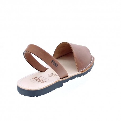 Abarcas menorquinas Avarca Pons zapatos Hombre modelo 550 Marrón 