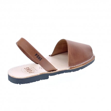 Abarcas menorquinas Avarca Pons zapatos Hombre modelo 550 Marrón 