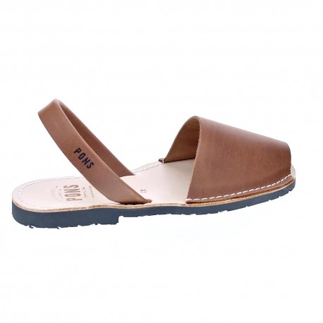 Abarcas menorquinas Avarca Pons zapatos Hombre modelo 550 Marrón 