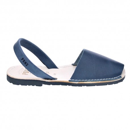 Abarcas menorquinas Avarca Pons zapatos Hombre modelo 550 Azul 