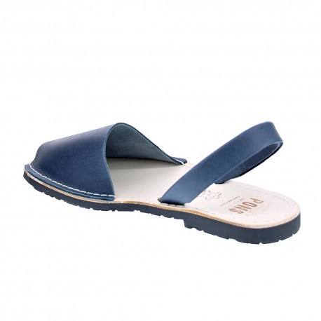 Abarcas menorquinas Avarca Pons zapatos Hombre modelo 550 Azul 