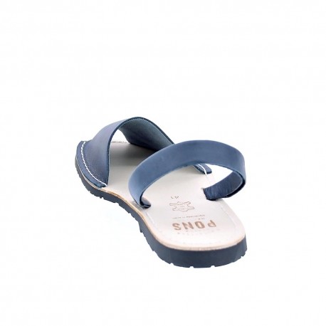 Abarcas menorquinas Avarca Pons zapatos Hombre modelo 550 Azul 