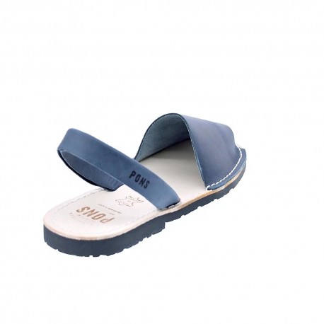 Abarcas menorquinas Avarca Pons zapatos Hombre modelo 550 Azul 