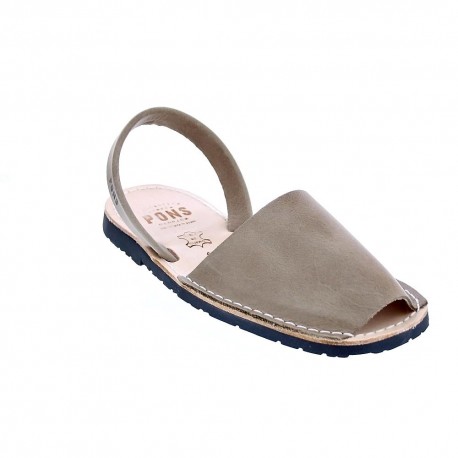 Abarcas menorquinas Avarca Pons zapatos Hombre modelo 550 Beige 