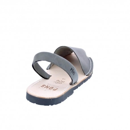 Abarcas menorquinas Avarca Pons zapatos Hombre modelo 550 Gris 