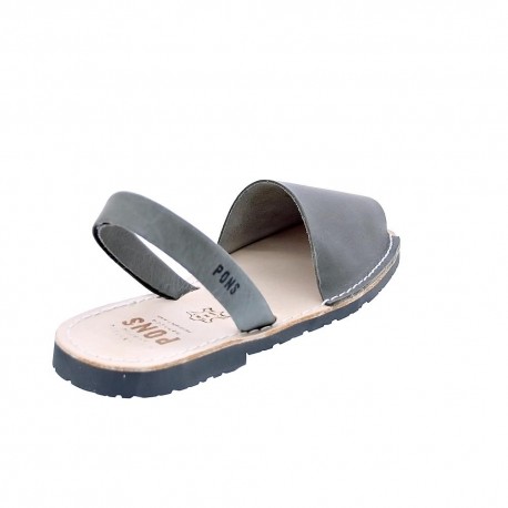 Abarcas menorquinas Avarca Pons zapatos Hombre modelo 550 Gris 