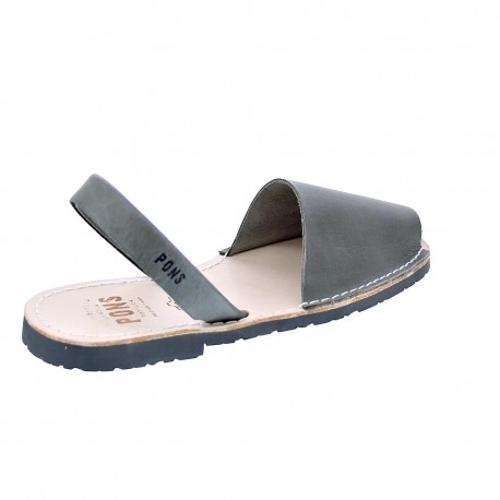 Abarcas menorquinas Avarca Pons zapatos Hombre modelo 550 Gris 