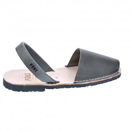 Abarcas menorquinas Avarca Pons zapatos Hombre modelo 550 Gris 