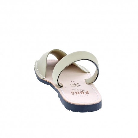 Abarcas menorquinas Avarca Pons zapatos Hombre modelo 550 Beige 