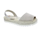 Abarcas menorquinas Avarca Pons zapatos Mujer modelo 116F Beige 