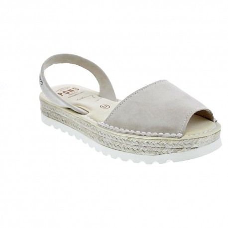 Abarcas menorquinas Avarca Pons zapatos Mujer modelo 116F Beige 