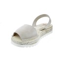 Abarcas menorquinas Avarca Pons zapatos Mujer modelo 116F Beige 