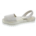 Abarcas menorquinas Avarca Pons zapatos Mujer modelo 116F Beige 