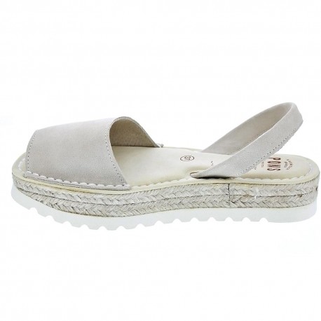 Abarcas menorquinas Avarca Pons zapatos Mujer modelo 116F Beige 