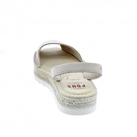 Abarcas menorquinas Avarca Pons zapatos Mujer modelo 116F Beige 