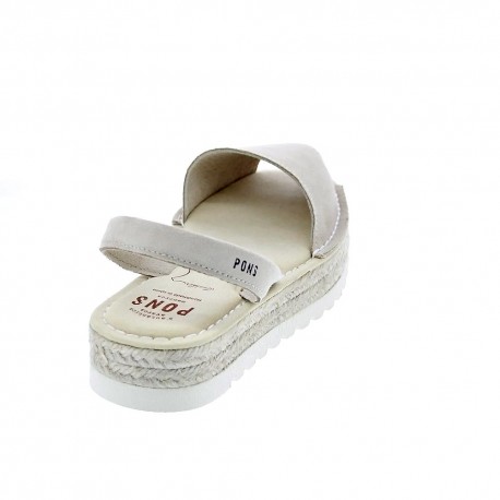Abarcas menorquinas Avarca Pons zapatos Mujer modelo 116F Beige 