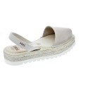 Abarcas menorquinas Avarca Pons zapatos Mujer modelo 116F Beige 