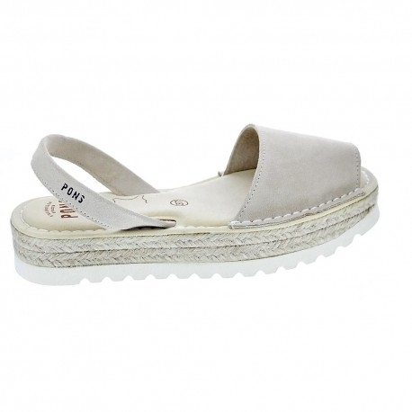 Abarcas menorquinas Avarca Pons zapatos Mujer modelo 116F Beige 