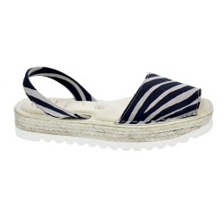 Abarcas menorquinas Avarca Pons zapatos Mujer modelo 116F Negro  2