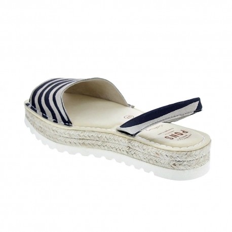 Abarcas menorquinas Avarca Pons zapatos Mujer modelo 116F Negro 