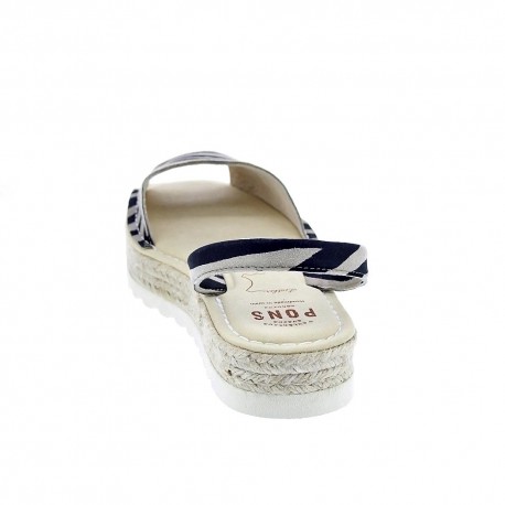 Abarcas menorquinas Avarca Pons zapatos Mujer modelo 116F Negro 