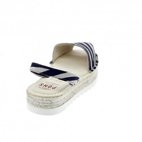 Abarcas menorquinas Avarca Pons zapatos Mujer modelo 116F Negro 