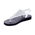 Sandalias Skechers zapatos Mujer modelo Meditation Plata 