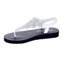 Sandalias Skechers zapatos Mujer modelo Meditation Plata 