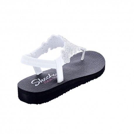 Sandalias Skechers zapatos Mujer modelo Meditation Plata 