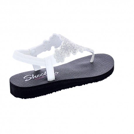 Sandalias Skechers zapatos Mujer modelo Meditation Plata 