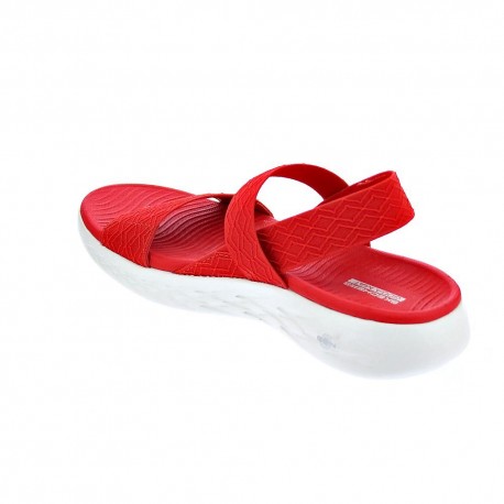Sandalias Skechers zapatos Mujer modelo Girls Trip Rojo 