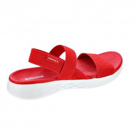 Sandalias Skechers zapatos Mujer modelo Girls Trip Rojo 