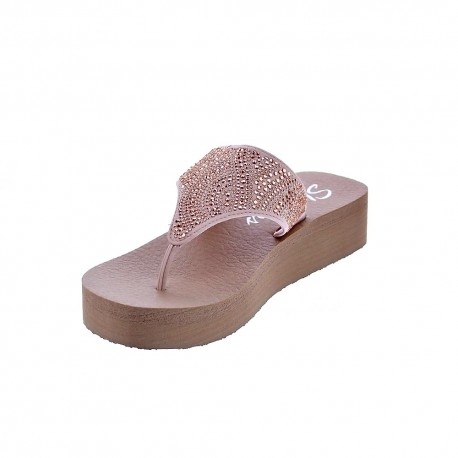 Sandalias Skechers zapatos Mujer modelo Stone Candy Rosa 