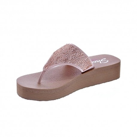 Sandalias Skechers zapatos Mujer modelo Stone Candy Rosa 