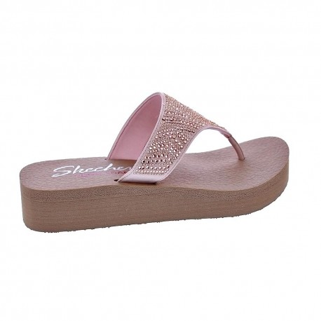 Sandalias Skechers zapatos Mujer modelo Stone Candy Rosa 