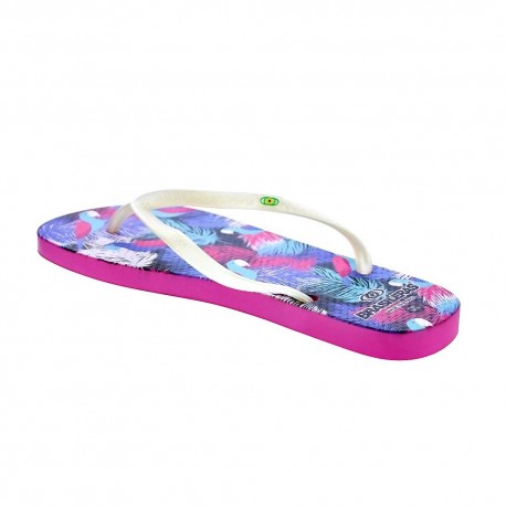 Chanclas Brasileras zapatos Mujer modelo Guayabo Azul 