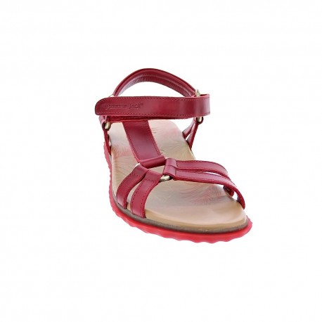 Sandalias Panama Jack zapatos Mujer modelo Caribel Rojo 