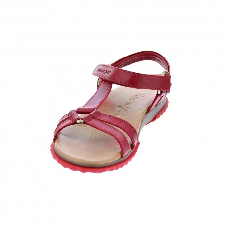 Sandalias Panama Jack zapatos Mujer modelo Caribel Rojo 