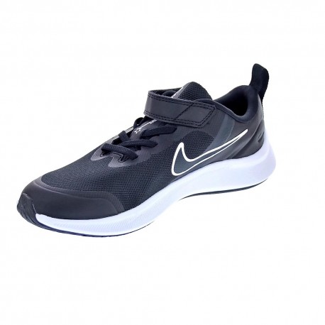 Zapatillas Nike zapatos Niño modelo Star Runner 3 2 velcros Negro 