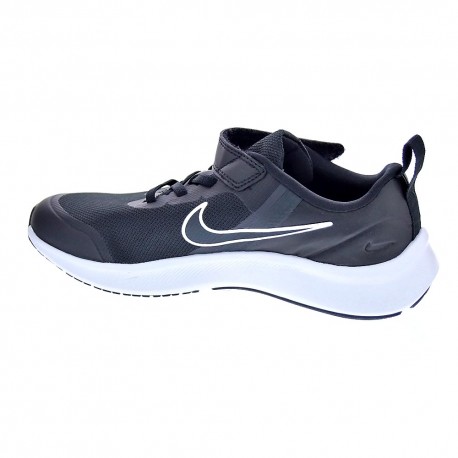 Zapatillas Nike zapatos Niño modelo Star Runner 3 2 velcros Negro 