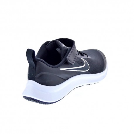 Zapatillas Nike zapatos Niño modelo Star Runner 3 2 velcros Negro 