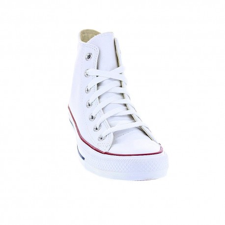 Zapatillas botas Converse zapatos Mujer modelo Chuck Taylor All Star piel sin plataforma Blanco Cordón