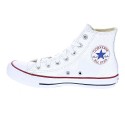 Zapatillas botas Converse zapatos Mujer modelo Chuck Taylor All Star piel sin plataforma Blanco Cordón