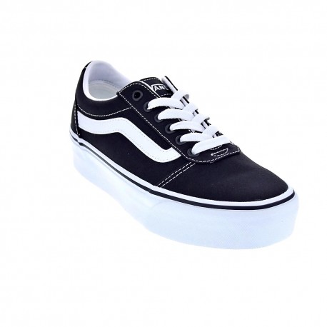 Zapatillas Vans zapatos Mujer modelo Ward Platform Negro Cordón