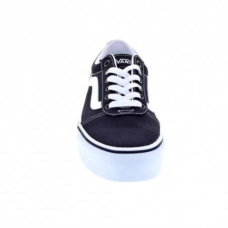 Zapatillas Vans zapatos Mujer modelo Ward Platform Negro Cordón