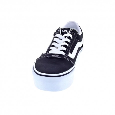 Zapatillas Vans zapatos Mujer modelo Ward Platform Negro Cordón
